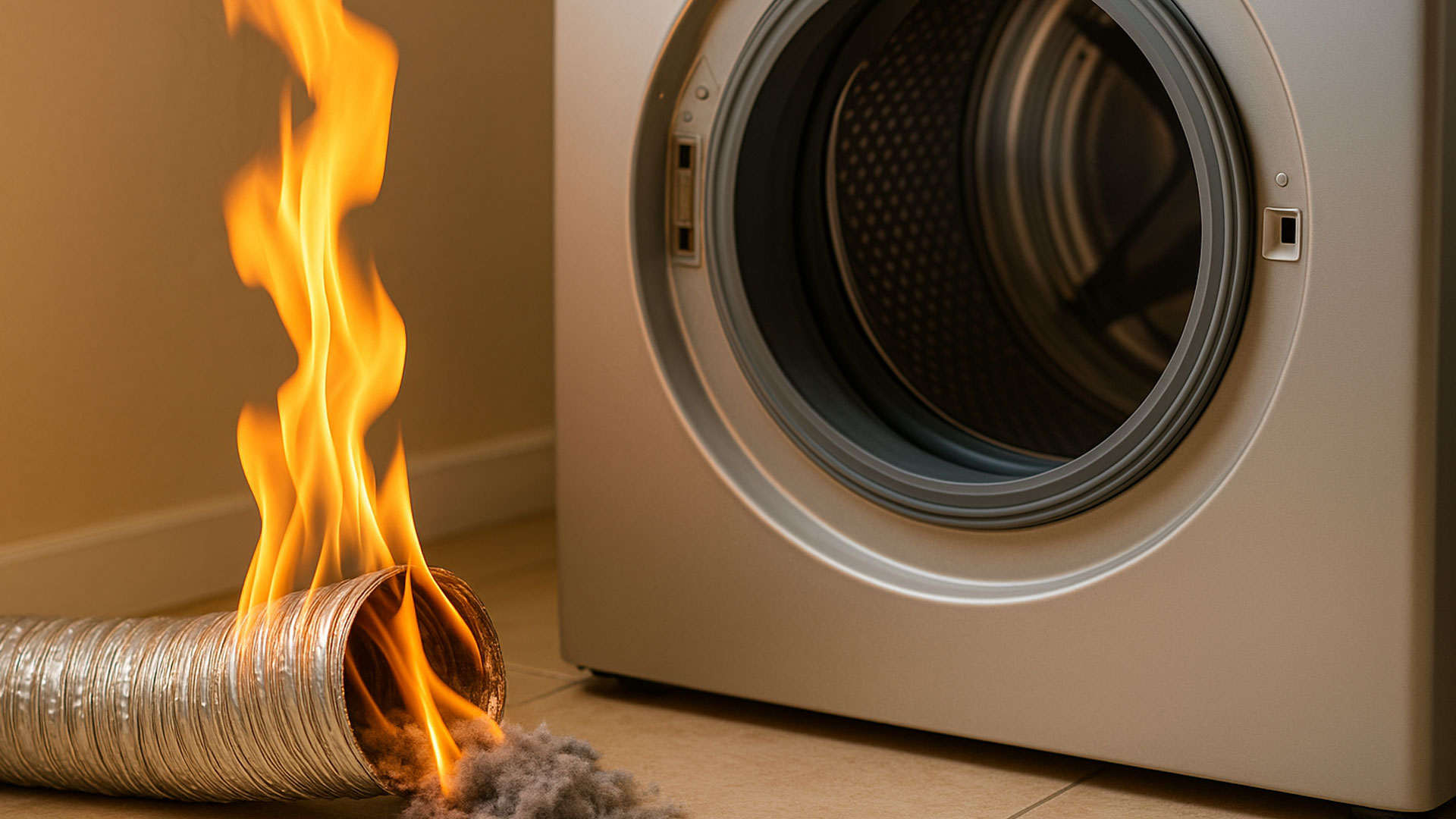 Dryer Vent Fire